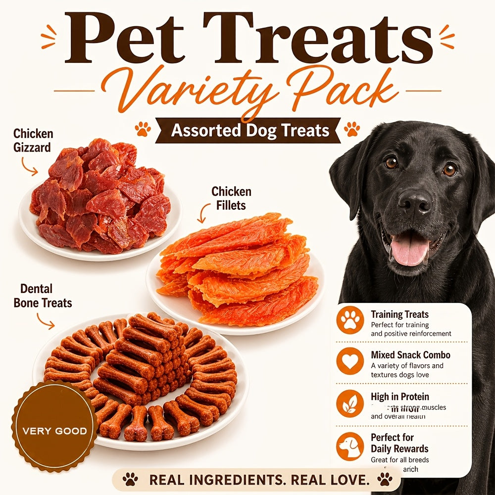 Friandises pour chien au canard séché, poulet lyophilisé, tendres et moelleuses, récompenses d'éducation, digestibles et saines, saucisse de bœuf, haleine fraîche, pilon de poulet broyé, pour toutes tailles de chien (petit, moyen, grand)