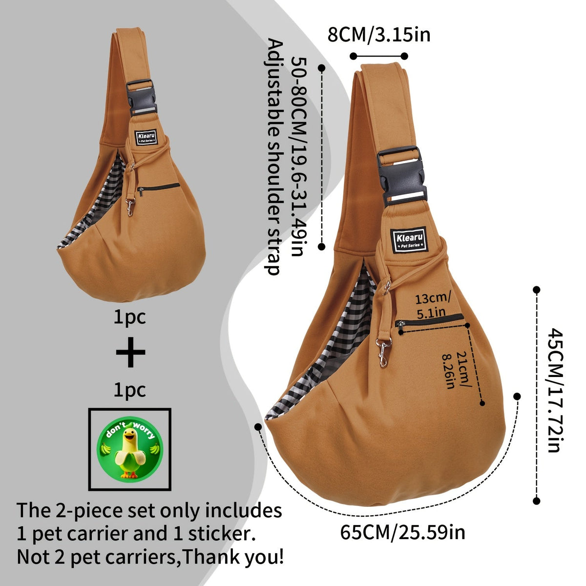 Sac de transport bandoulière et sac à dos pour petits et moyens chiens et chats - Transporteur pliable pour voyages en extérieur, respirant, sangle réglable, jusqu'à 7,5 kg, 12 couleurs, ensemble d'autocollants en bonus en option