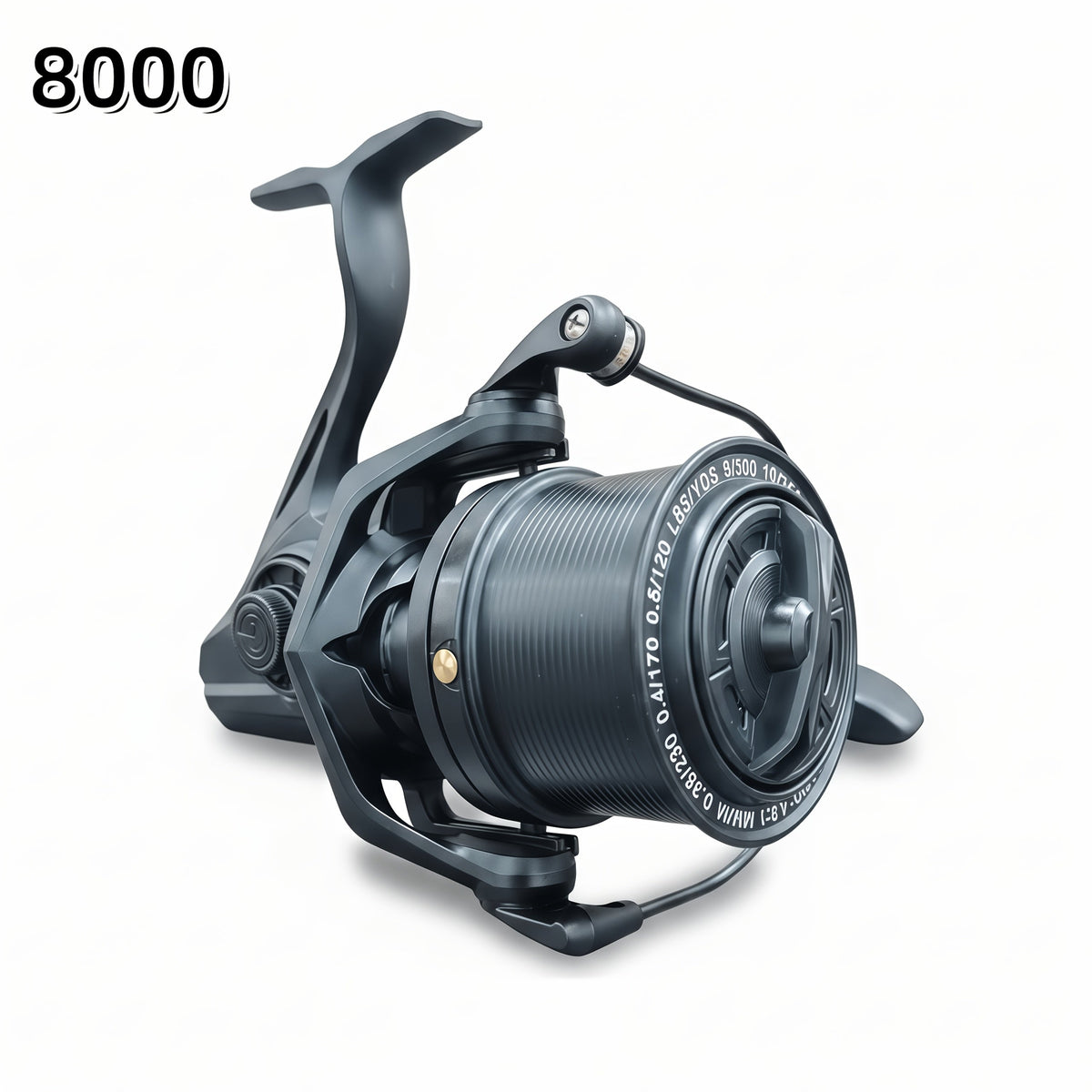 Moulinet spinning robuste pour eau salée 8000 10000 14000, moulinet de pêche en haute mer, corps en métal, grande capacité de ligne, ambidextre, pour gros poissons, pêche en surfcasting