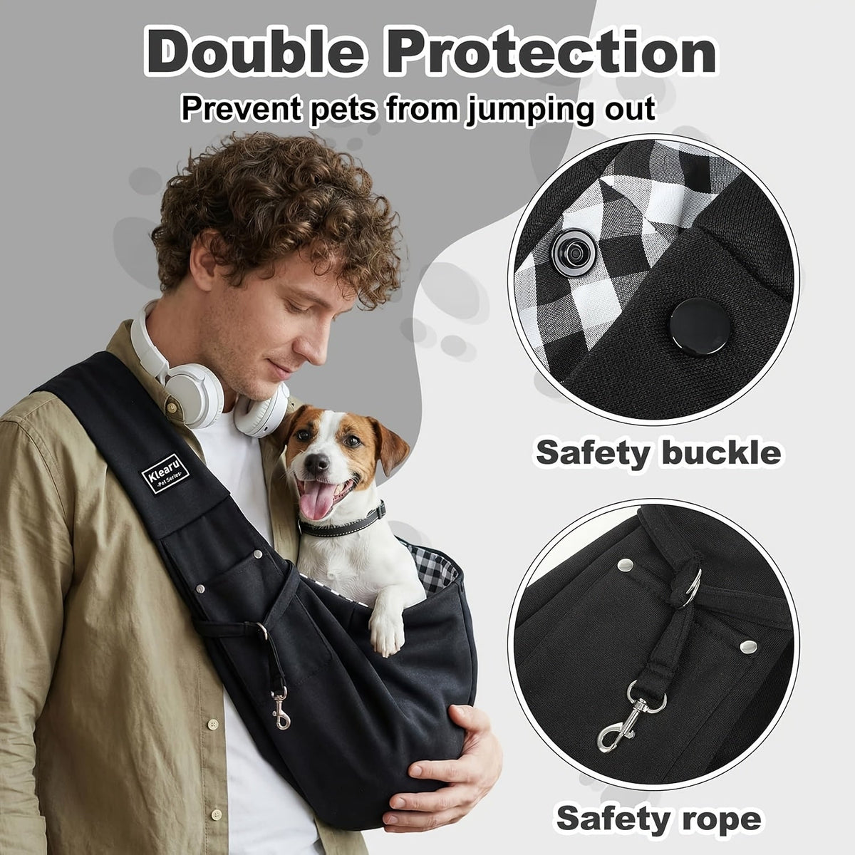 Sac de transport pliable et léger pour animaux – Sac bandoulière respirant pour petits chiens et chats, sac de transport portable pour randonnées, courses, visites chez le vétérinaire et aventures quotidiennes