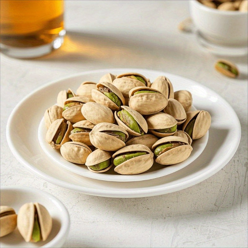 Pistaches naturelles avec coque, sachets individuels, lot de 3 de 150 g chacun, collation protéinée prête à consommer