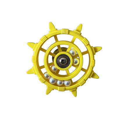 Jouet pour oiseaux à roue tournante colorée avec disque rotatif et perles, accessoire de cage interactif et anti-stress pour perruches, calopsittes et canaris, couleurs multiples