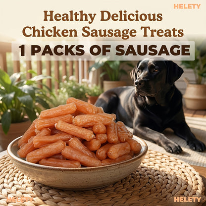 Friandises pour chien au canard séché, poulet lyophilisé, tendres et moelleuses, récompenses d'éducation, digestibles et saines, saucisse de bœuf, haleine fraîche, pilon de poulet broyé, pour toutes tailles de chien (petit, moyen, grand)