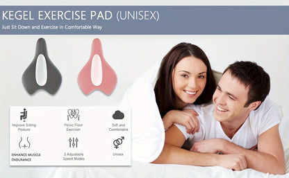 Coussin stimulateur électrique EMS pour le renforcement du plancher pelvien - Appareil d'exercices de Kegel pour la rééducation et la remise en forme à domicile pour hommes et femmes
