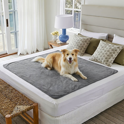 Lot de 2 tapis de propreté lavables pour chien – Alèses réutilisables à 4 couches, ultra-absorbantes et antidérapantes pour chiots, mises bas, éducation, cage, parc et voyage, tailles multiples, toutes races