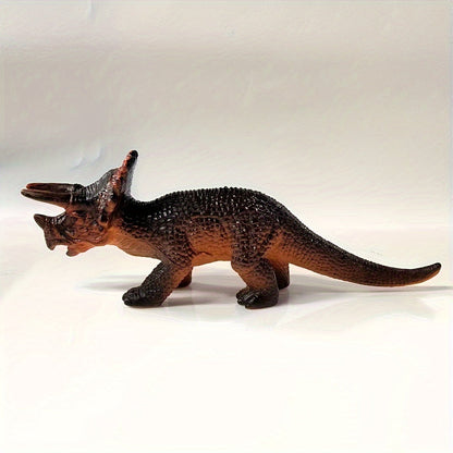 Realistic Soft Rubber Dinosaur Toy Figures for Kids - Choose Tyrannosaurus Rex, Triceratops, Pterodactyl, Brachiosaurus, Acanthosaurus or Combo, Durable Dino Playset for Boys and Girls, Birthday Christmas Gift