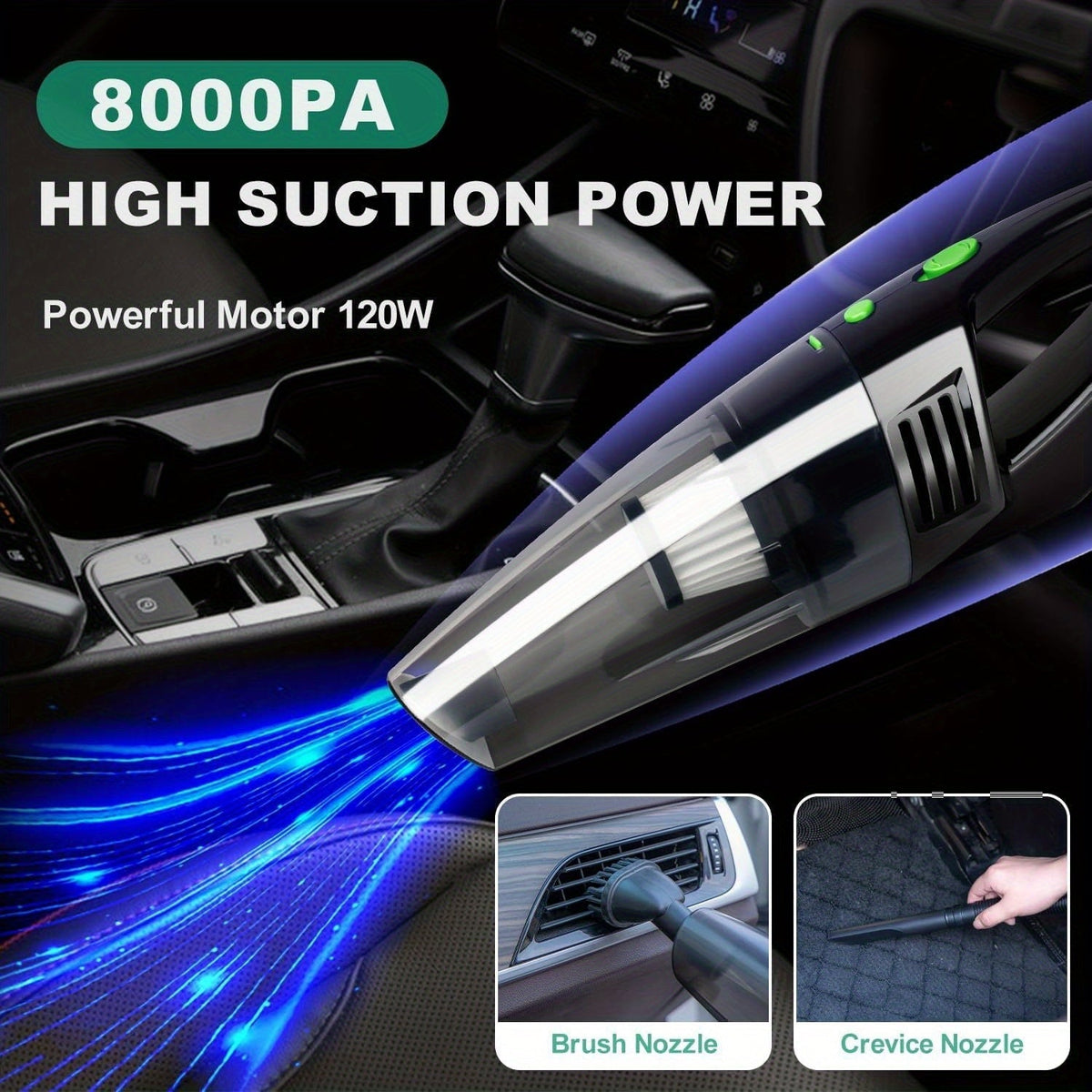 Kit de nettoyage automobile 17-35 pièces – Aspirateur portable, outil de nettoyage de pare-brise, jeu de brosses pour perceuse et ensemble de brosses pour habitacle pour un detailing complet, cadeau de fêtes pour la famille et les amis
