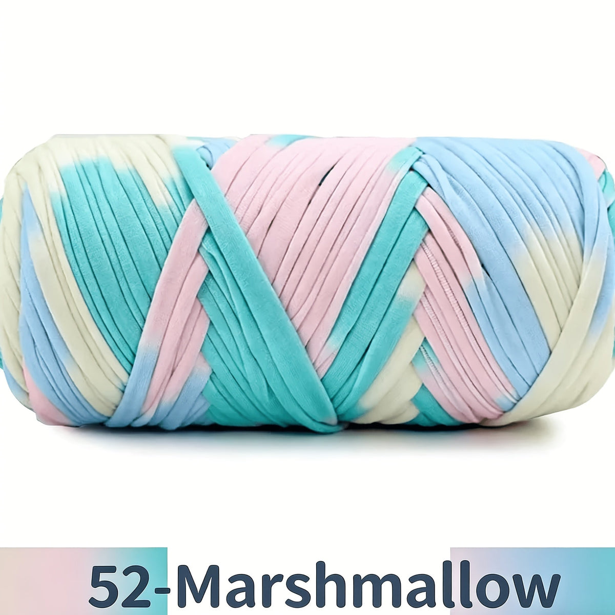Fil de coton pour t-shirt 400 g (2 x 200 g) mélange de coton épais en 49 couleurs – Fil épais et doux pour paniers au crochet, sacs, tapis, projets de macramé et tricot – Fil de loisirs créatifs idéal pour les débutants