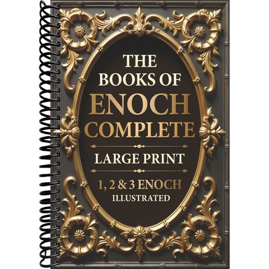 Les Livres d'Hénoch, édition complète en gros caractères – 1, 2 et 3 Hénoch avec illustrations authentiques, introductions et commentaires éclairants, mise en page biblique sur deux colonnes, format portable 6x9 pour l'étude et la réflexion