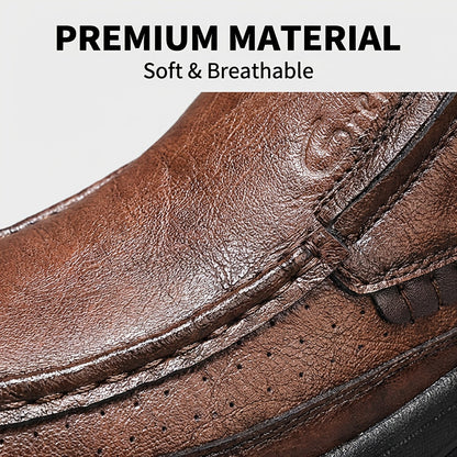 Bottines à enfiler cousues main pour homme GREKS, mocassins décontractés style Chukka, semelle antidérapante pour la randonnée, la conduite et le quotidien – chaussures légères et confortables pour homme