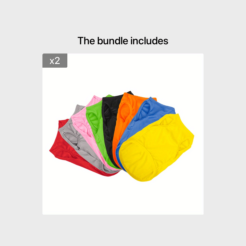 T-shirts pour petits chiens - Pull doux et coloré pour chiot, vêtements pour animaux légers et respirants pour chiens mâles et femelles, tenue décontractée pour chien pour temps chaud