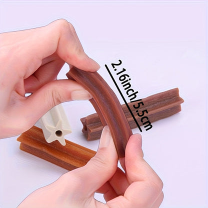 Dog Dental Chew Bone Toy for Teeth Cleaning - Non-Toxic Puppy & Adult Dog Teeth Cleaning Bone, Removes Plaque & Tartar, Safe Chew Toy for Small Medium Large Dogs, All Breeds Dental Care Bone