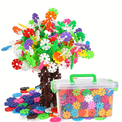 Ensemble de 203 blocs de construction, lettres et chiffres numériques, jouet en plastique à emboîtement type flocon de neige, kit de construction éducatif STIM pour enfants, cadeau pour les vacances, Noël, Halloween, anniversaire