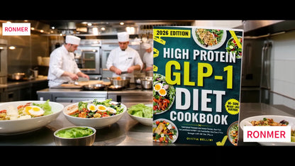 Livre de recettes riche en protéines pour régime GLP-1 – Recettes rapides et faciles pour réduire les fringales, brûler les graisses et rendre la perte de poids durable | Guide de plan de repas adapté à l'Ozempic et au Wegovy