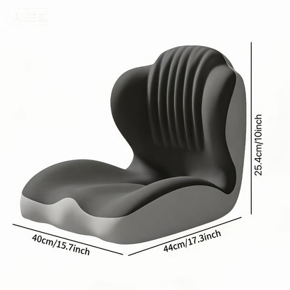 Coussin de siège ergonomique en mousse à mémoire de forme avec soutien lombaire et design creux respirant – Coussin de coccyx confortable pour chaise de bureau, siège auto, position assise prolongée, unisexe