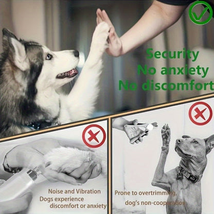 Planche à gratter pour griffes de chiens et petits animaux - Lime à griffes sans stress pour animaux, sans pile, outil de soin des pattes doux et sûr pour chiens, chats et lapins, toilettage sans anxiété