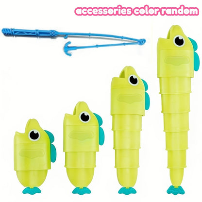 Jeu de pêche magnétique de table, 5 cannes télescopiques, jeu familial amusant pour enfants et adultes, développe la coordination œil-main, la vitesse de réaction et la concentration, jeu d'intérieur pour fête, cadeau d'anniversaire