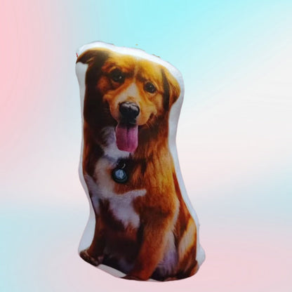 Coussin personnalisé « chat moche » – Peluche amusante à forme irrégulière avec photo imprimée, coussin personnalisé avec visage de chat ou de chien, cadeau commémoratif insolite ou porte-clés (3 tailles)