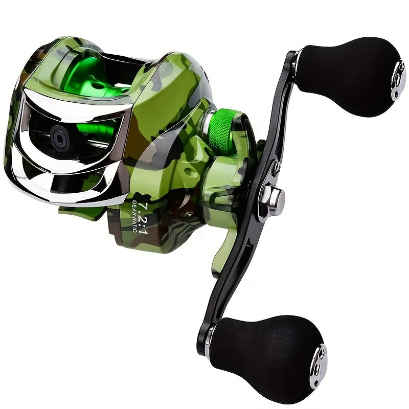 Baitcast Fishing Reel Classic Pro Speed Spool SLP – Low Profile Baitcaster, Left & Right Hand, Smooth Drag System, Black & Gold or Black & Red, Freshwater Bass Fishing