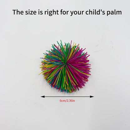 Ballons à picots sensoriels rebondissants pour enfants – Lot de balles anti-stress élastiques et colorées pour le jeu sensoriel, cadeaux d'invités, prix de classe, cadeaux d'anniversaire | Pack de 7 ou 16 pièces