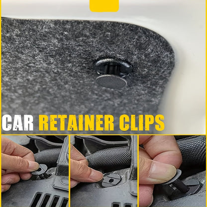 Kit d'assortiment de clips de fixation pour voiture 115/635/640/1290 pièces - 16 tailles de rivets en nylon pour pare-chocs et garde-boue, fixations automobiles avec serre-câbles et outil de démontage