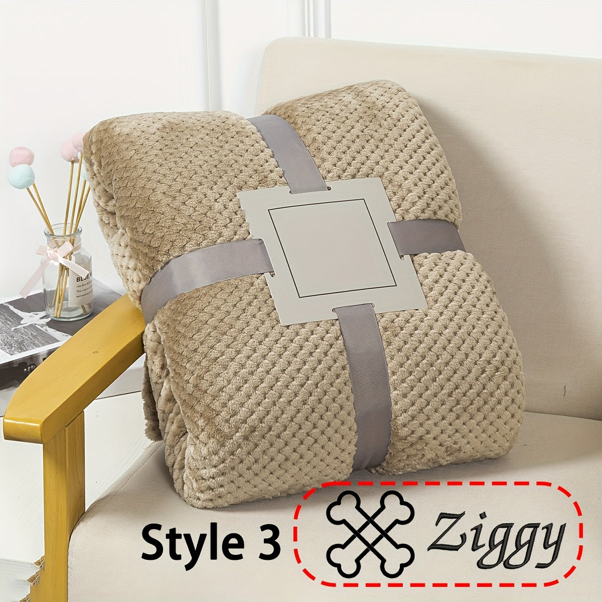 Couverture pour animaux de compagnie brodée personnalisée – Plaid personnalisé avec nom ou initiales, couverture douillette et douce pour petits chiens et chats, cadeau de décoration chaleureux pour panier d'animal