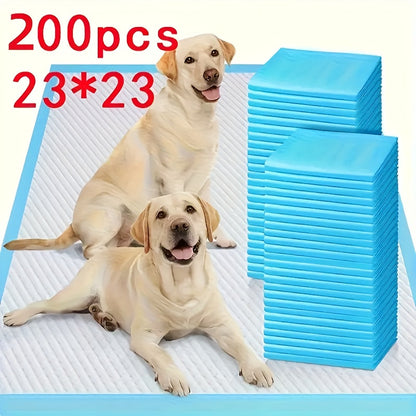Alèses de dressage pour chiens extra larges jetables 60x60 cm, anti-fuites, anti-odeurs, absorbantes, pour chiots, accessoires pour la propreté, paquet de 50, 100 ou 200