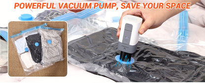 Pompe à air électrique portable 2600 mAh rechargeable par USB – Gonflage ultra-rapide pour matelas pneumatique, bouée, sacs de rangement sous vide et sacs de couchage, pompe de camping compacte et légère pour l'extérieur