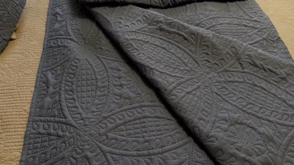 Ensemble de courtepointe d'été rafraîchissante 2-3 pièces, couvre-lit en microfibre légère et respirante – Couvre-lit au motif de pièces moderne, format simple, grand ou très grand, toutes saisons, choix de couleurs, cadeau de vacances pour la famille