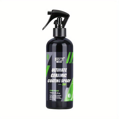 Spray de revêtement céramique pour voiture – Protection de peinture haute brillance et agent de renouvellement de revêtement, spray de protection céramique multifonctionnel à action rapide pour peinture, vitres et garnitures de voitures, camions et SUV