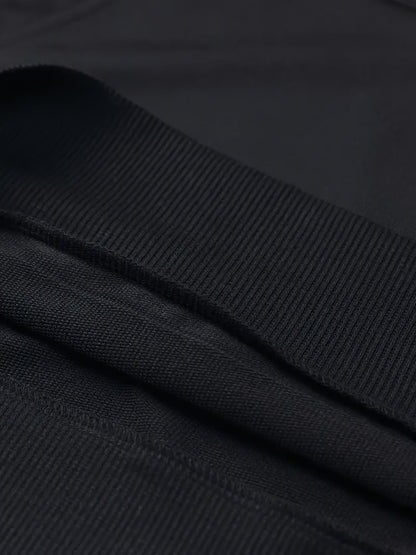 Ensemble de survêtement pour homme, lot de 6 pièces, sweat à capuche décontracté à manches longues avec cordon de serrage, pantalon de jogging, tissu tricoté, noir, rouge, gris, couleur unie, tenue de sport, coupe régulière, tenue d'entraînement.