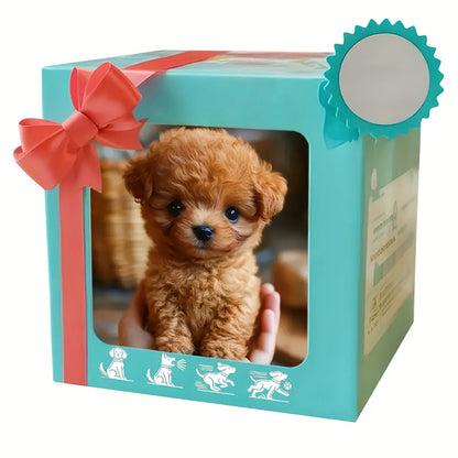Jouet robot chiot interactif, marche, aboie, remue la queue, simulation électrique réaliste avec os en accessoire, coffret cadeau pour anniversaire, Noël, Nouvel An, pour garçons et filles
