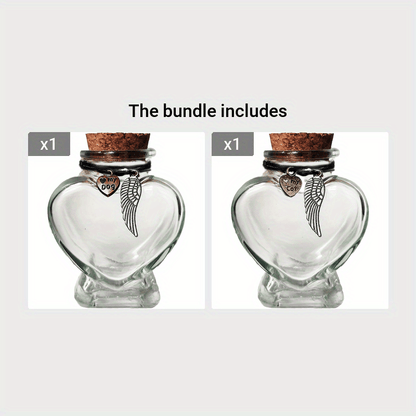 Bouteille souvenir pour poils d'animaux – Urne pour poils de chien ou de chat, cadeau de condoléances pour perte  d'animal, élégante mini urne pour conserver une mèche de poils pour toujours