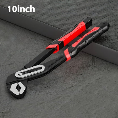 Pince multiprise réglable haute résistance 8", 10", 12", grande ouverture, réglage rapide pour plomberie, salle de bain, construction et entretien automobile
