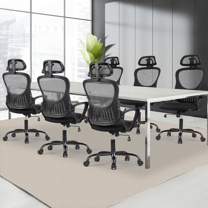 Chaise de gaming ergonomique avec repose-pieds et soutien lombaire – Fauteuil d'ordinateur esport style course, accoudoirs fixes, dossier inclinable réglable, chaise de bureau pour adultes