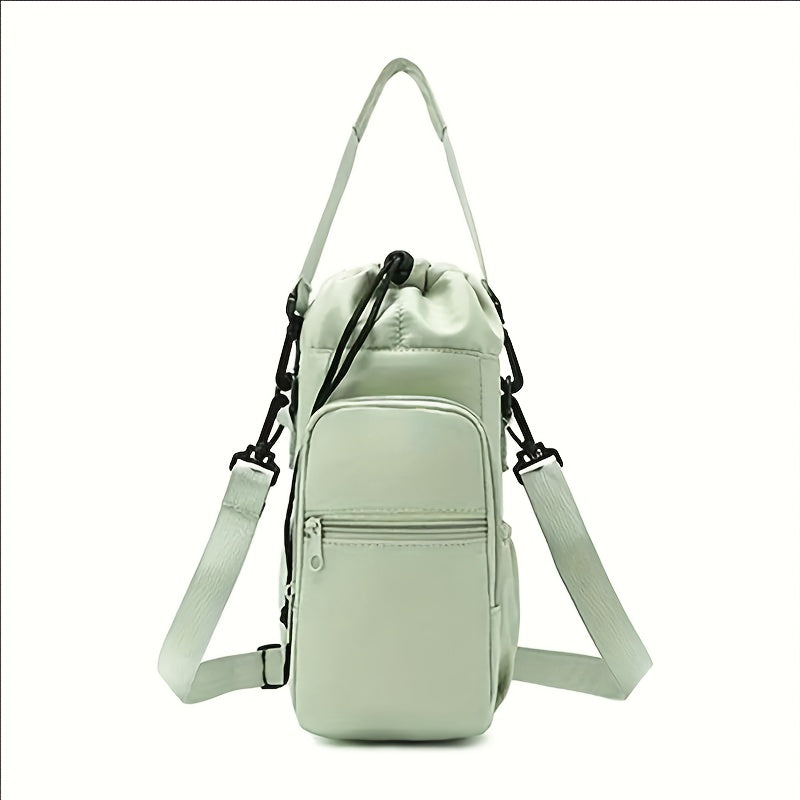Sac à bandoulière croisé – Sac de jour monobretelle, sacoche pour téléphone légère et multifonction avec sangle réglable, tissu résistant, pour sports en plein air, randonnée, voyage, fitness, usage quotidien – Hommes et femmes