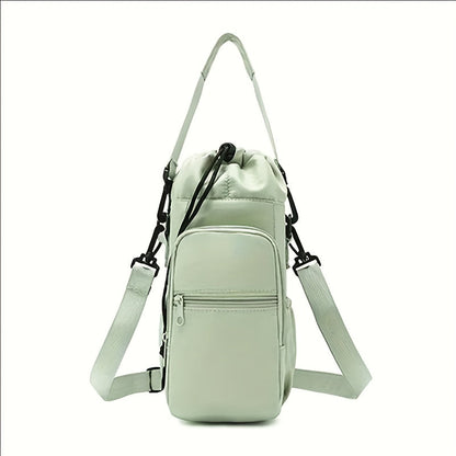 Sac à bandoulière croisé – Sac de jour monobretelle, sacoche pour téléphone légère et multifonction avec sangle réglable, tissu résistant, pour sports en plein air, randonnée, voyage, fitness, usage quotidien – Hommes et femmes