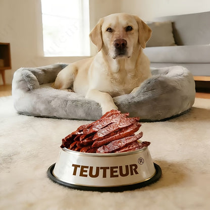 Bâtonnets de bœuf naturels de qualité supérieure pour chiens – Friandises protéinées sans céréales, type viande séchée et à mâcher pour chiots, chiens adultes de petite, moyenne et grande taille, récompenses d'éducation durables pour toutes les races
