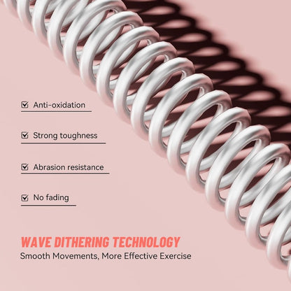 Ensemble de 2 cordes de combat sans fil pour gym à domicile, renforcement des bras, cardio, entraînement musculaire, exercice à faible impact, équipement de fitness pour hommes et femmes
