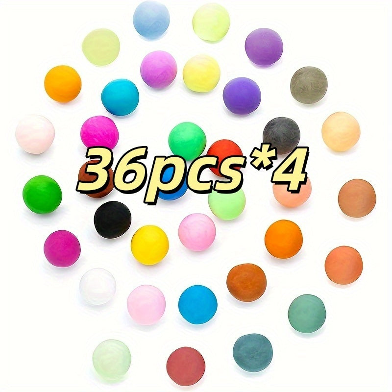 Kit de pâte à modeler autodurcissante pour enfants, argile naturelle, mousse magique, pâte à modeler DIY, additifs pour slime, fournitures de loisirs créatifs, non toxique, 12 à 144 couleurs, cadeau pour enfants
