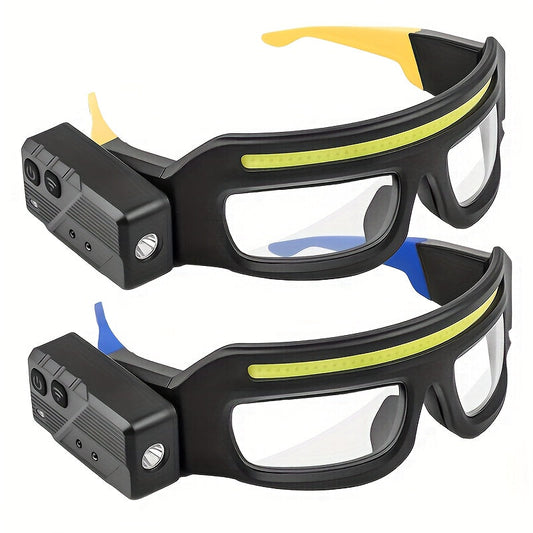 Lampe frontale LED – Lampe torche frontale avec luminosité réglable, faisceau orientable et mode stroboscopique pour la course de nuit, le cyclisme, la pêche, le camping et les travaux manuels – Lampe frontale d'extérieur au design élégant