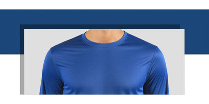 Lot de 5 t-shirts de sport à manches longues pour homme, séchage rapide, évacuation de l'humidité, respirants, anti-odeurs, extensibles, pour running et entraînement, S-XXL