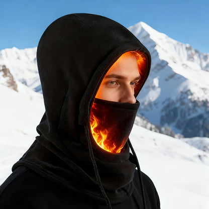 Lot de 2 bonnets d'hiver pour hommes et femmes – Bonnets en tricot thermique avec doublure en polaire, bonnets extensibles et doux pour temps froid, offre un acheté un offert, noir