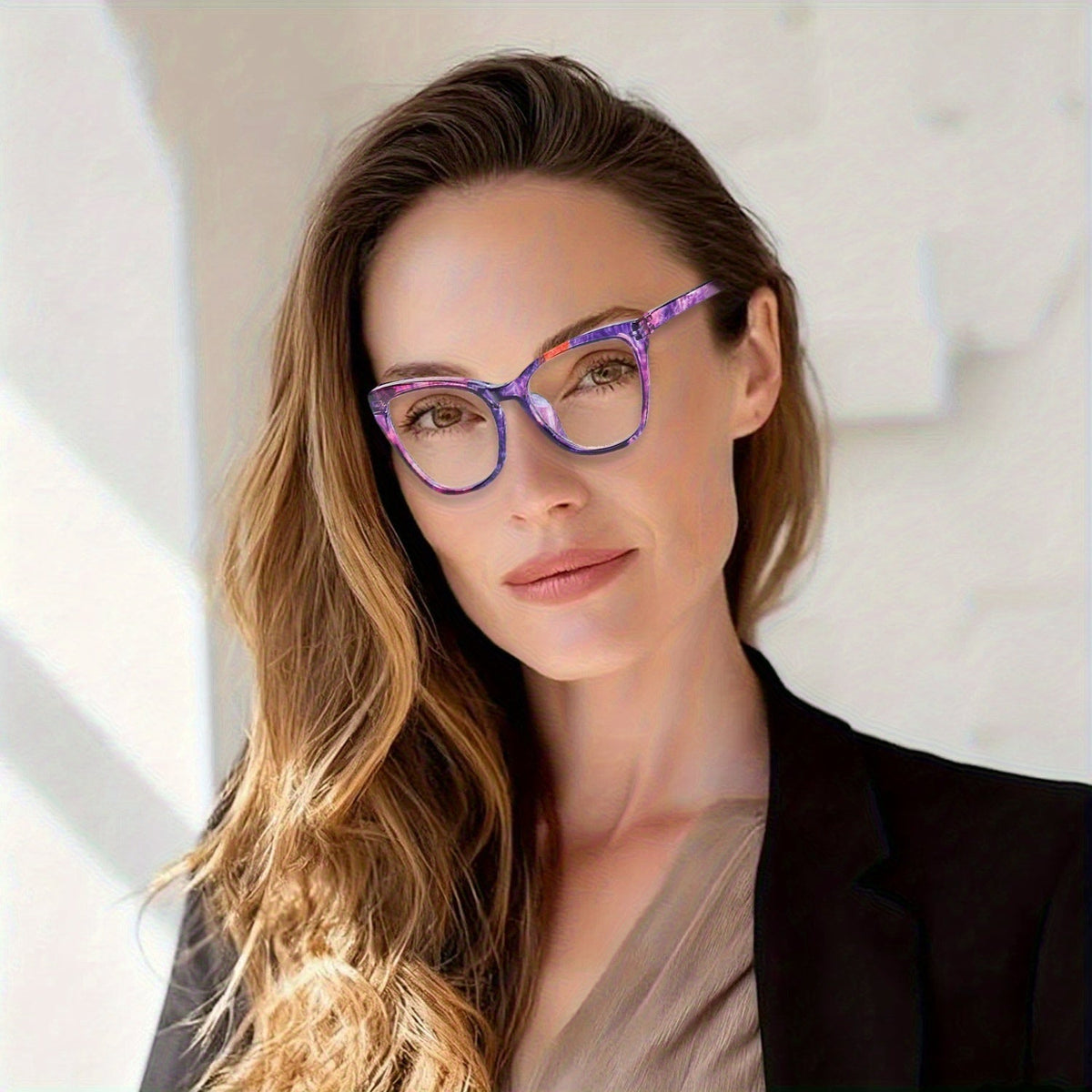 Lot de 6 lunettes de lecture anti-lumière bleue pour hommes et femmes – Charnières à ressort, verres sans correction pour hypermétropes, puissances de +0,0 à +4,0, lunettes élégantes pour ordinateur et téléphone, lot économique en gros