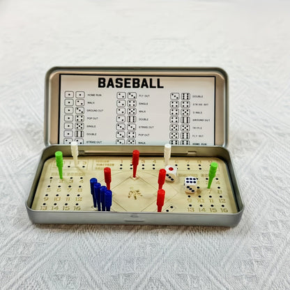 Sports Travel Board Game Set – Portable Wooden Finger Joint Dice Game for Football, Baseball & Softball, Fun Tabletop Game for Family Game Night, Parties & Gatherings, Gift for Sports Fans Kids Adults