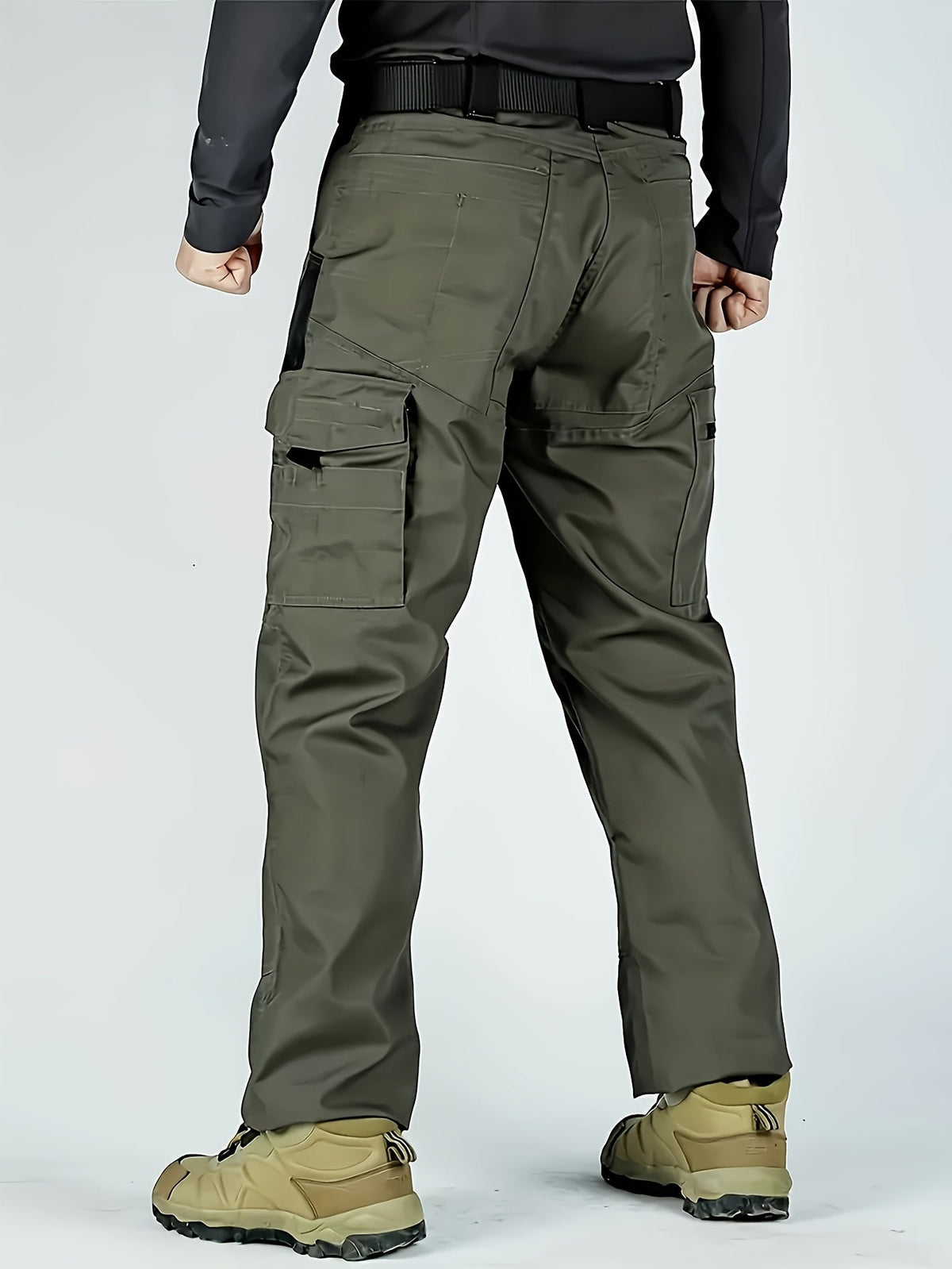 Pantalon cargo tactique pour homme, séchage rapide, léger, multi-poches, pour randonnée, plein air, travail, S-XXXL, noir, gris, vert, marron, coupe droite, pantalon utilitaire