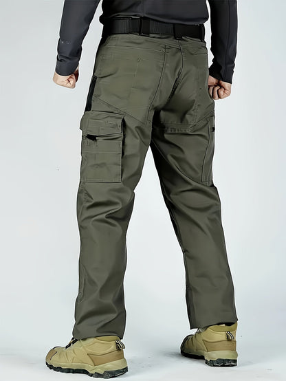 Pantalon cargo tactique pour homme, séchage rapide, léger, multi-poches, pour randonnée, plein air, travail, S-XXXL, noir, gris, vert, marron, coupe droite, pantalon utilitaire