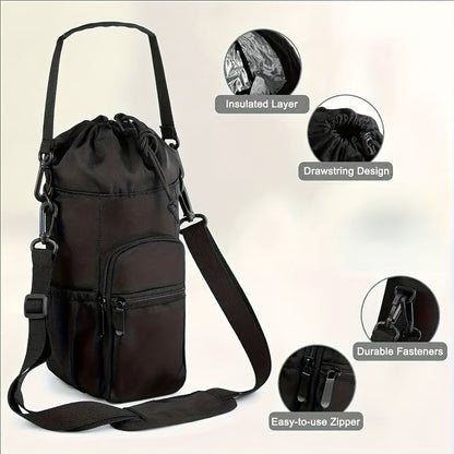 Sac à bandoulière croisé – Sac de jour monobretelle, sacoche pour téléphone légère et multifonction avec sangle réglable, tissu résistant, pour sports en plein air, randonnée, voyage, fitness, usage quotidien – Hommes et femmes