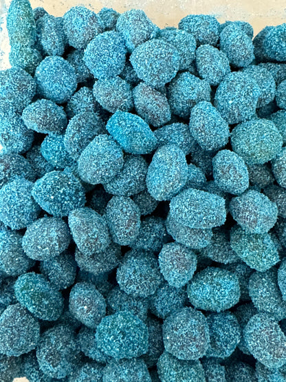 Sour Blue Raspberry Gushers Candy – Viral Sour Gummy Snacks with Juicy Liquid Center, Bold Tangy Flavor for Lunchboxes, Parties, Road Trips & Sour Candy Lovers
