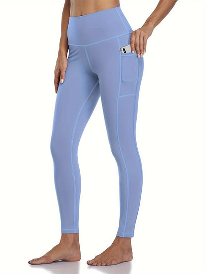 Lot de 5 pantalons de yoga de compression à motifs pour femmes – Leggings de fitness 7/8, coupe cheville, à motifs léopard, camouflage et unis, bas de survêtement de sport taille haute pour la gym, S-XXL